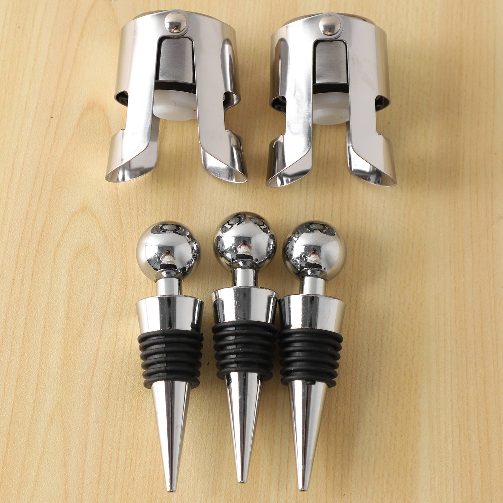 Wine Stopper Vacuum - J1UL1N Wine Champagne Bottle Stopper, 5