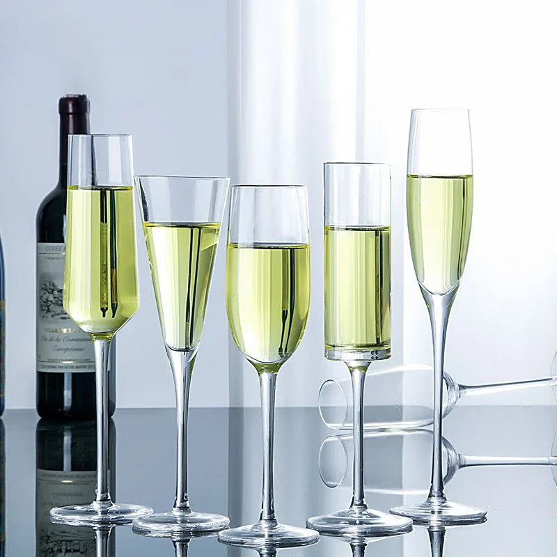 Wine Glass Set Crystal - Champagne Glass Crystal Glass Goblet Creative