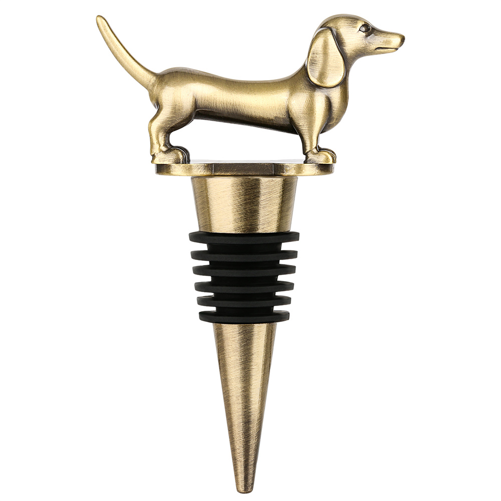 Wine Stopper Vacuum - Wine Bottle Stopper Dachshund Dog Decoration