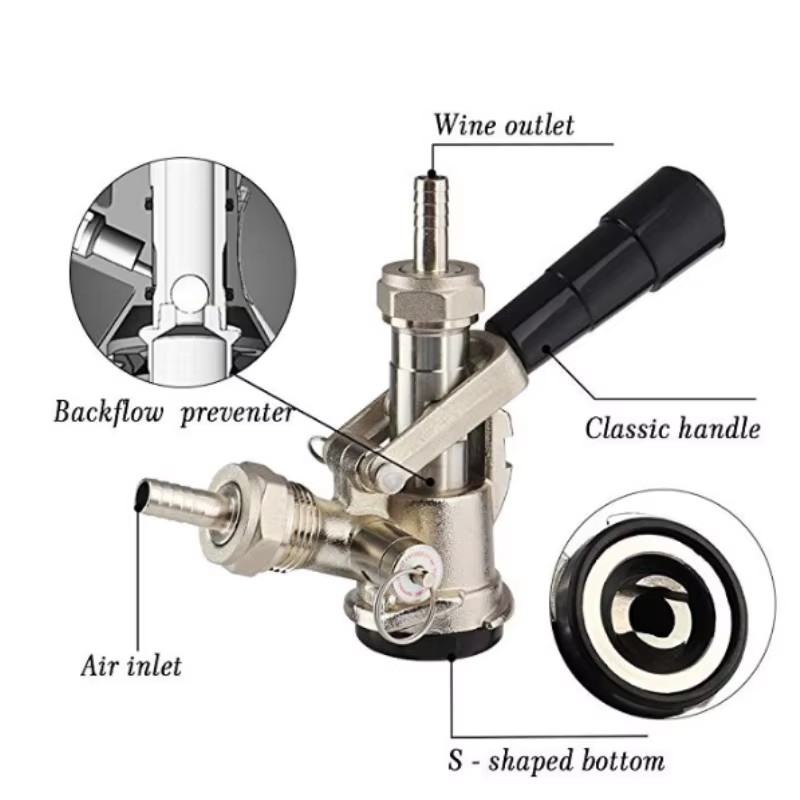 Keg Coupler Draft Beer Dispens - đánh giá và giá Wine Draft Beer