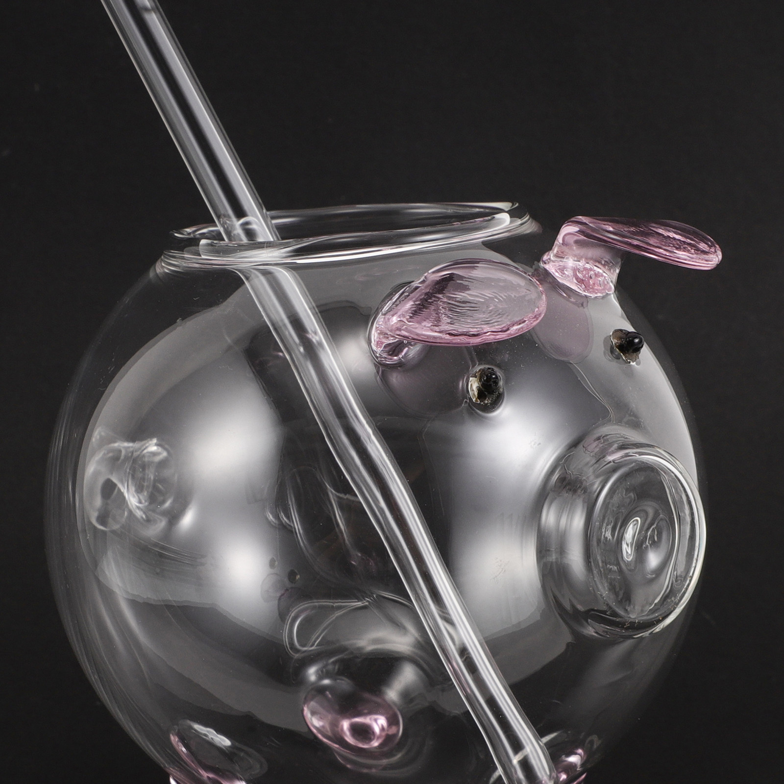 Creative Pig Shaped Glass Cock - đánh giá và giá Wine Beer Juice