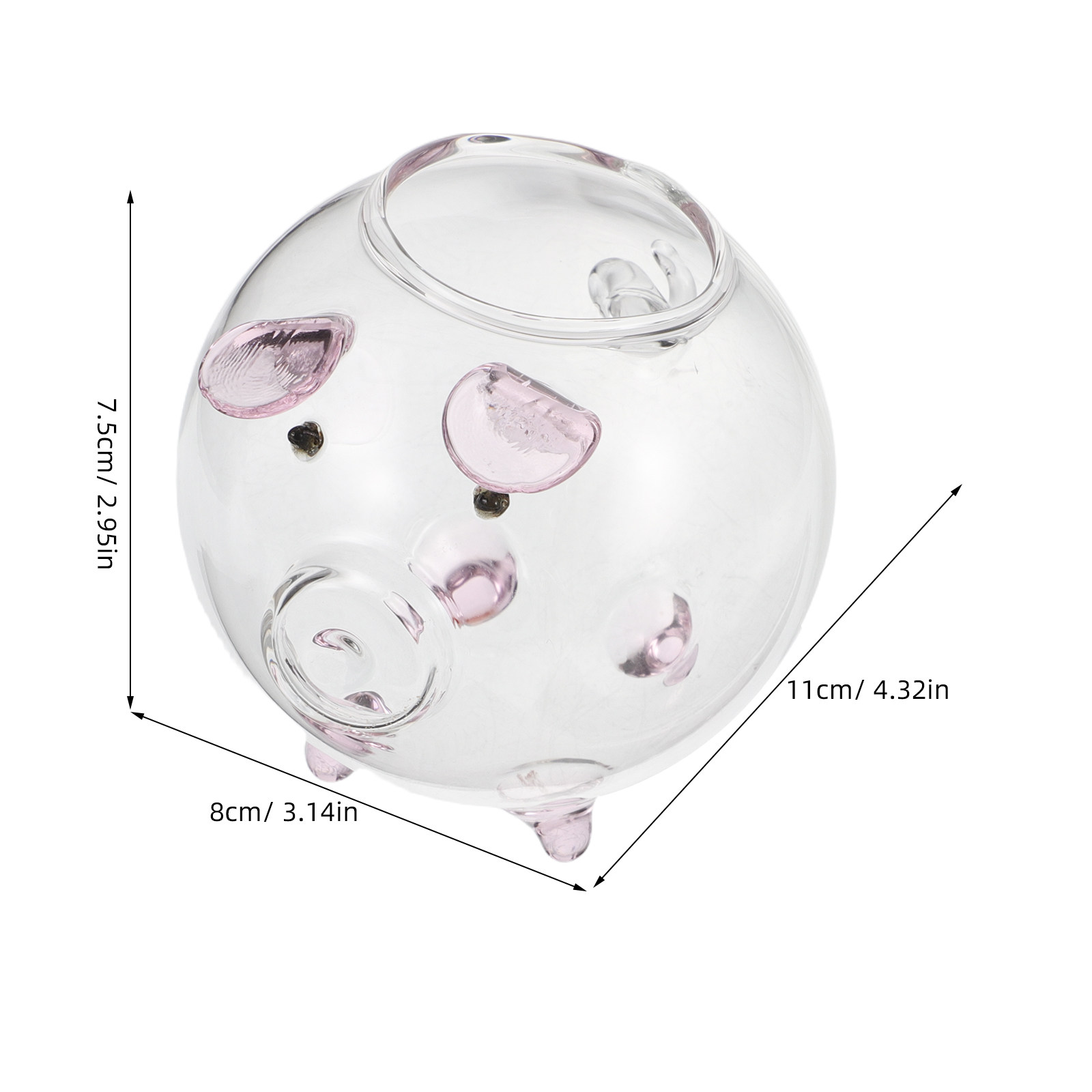 Creative Pig Shaped Glass Cock - đánh giá và giá Wine Beer Juice