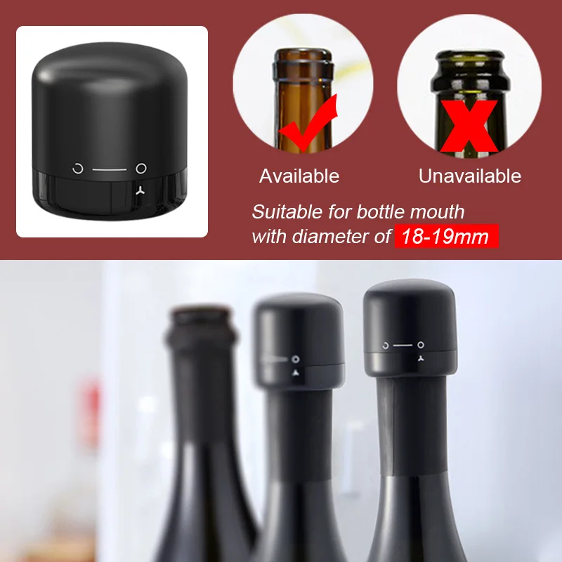 1/5pcs Vacuum Sealed Wine Bott - đánh giá và giá Wine Stopper Vacuum