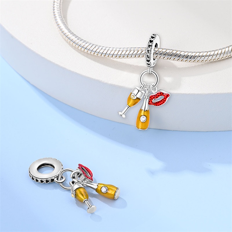 Fashion 925 Sterling Silver Re - đánh giá và giá Wine Beer Food