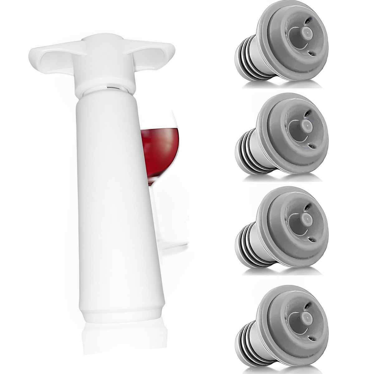 Wine Vacuum Pump Manual Vacuum - đánh giá và giá Wine Stopper Vacuum