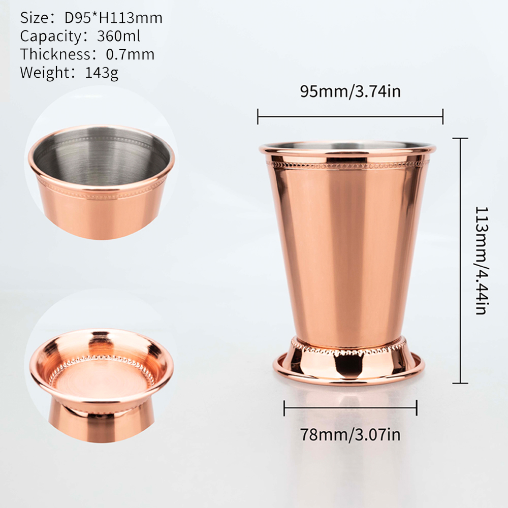4pcs Elegant Rose Gold Stainle - đánh giá và giá Wine Beer Mixed Drinks