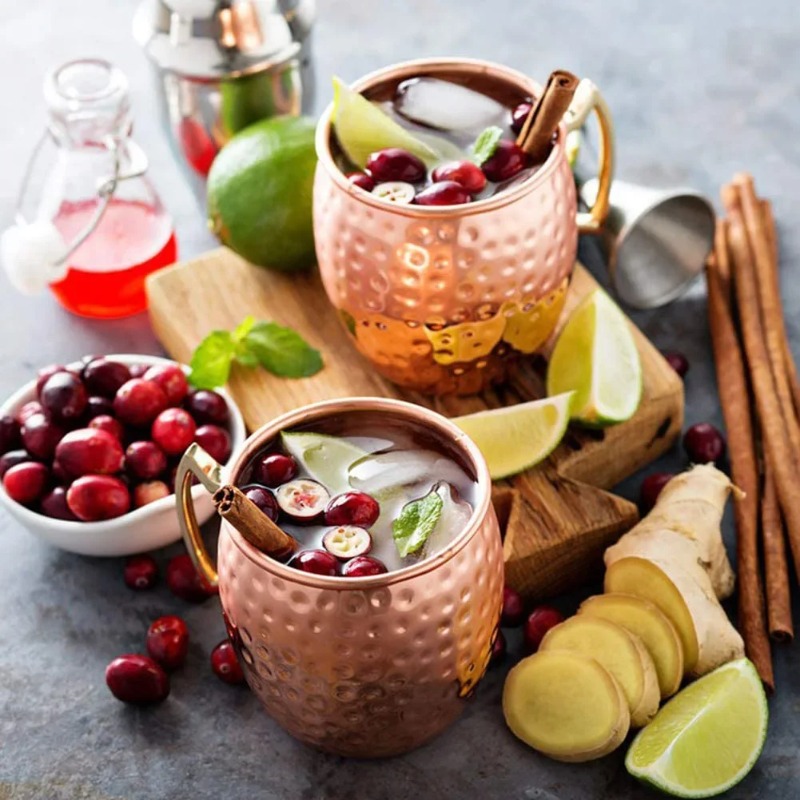 1-6PCS Cocktail Wine Cup Mosco - đánh giá và giá Wine Beer Juice