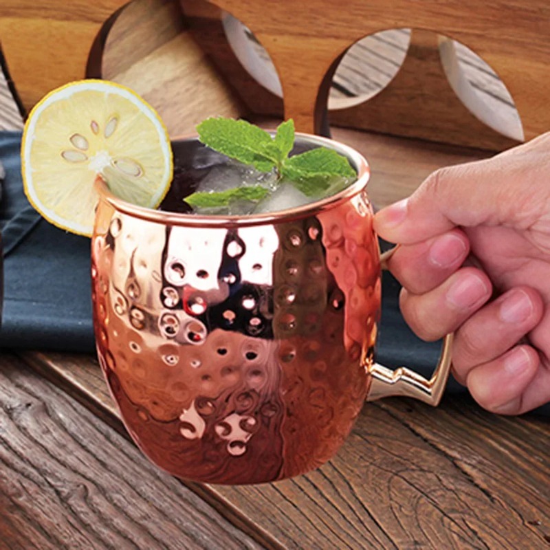 1-6PCS Cocktail Wine Cup Mosco - đánh giá và giá Wine Beer Juice