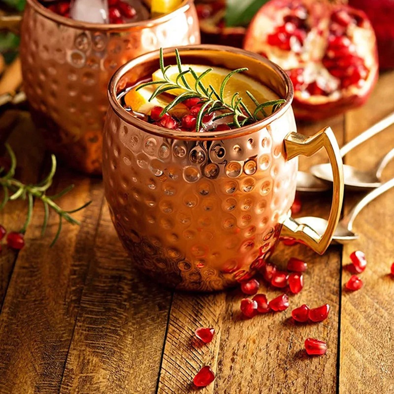 1-6PCS Cocktail Wine Cup Mosco - đánh giá và giá Wine Beer Juice