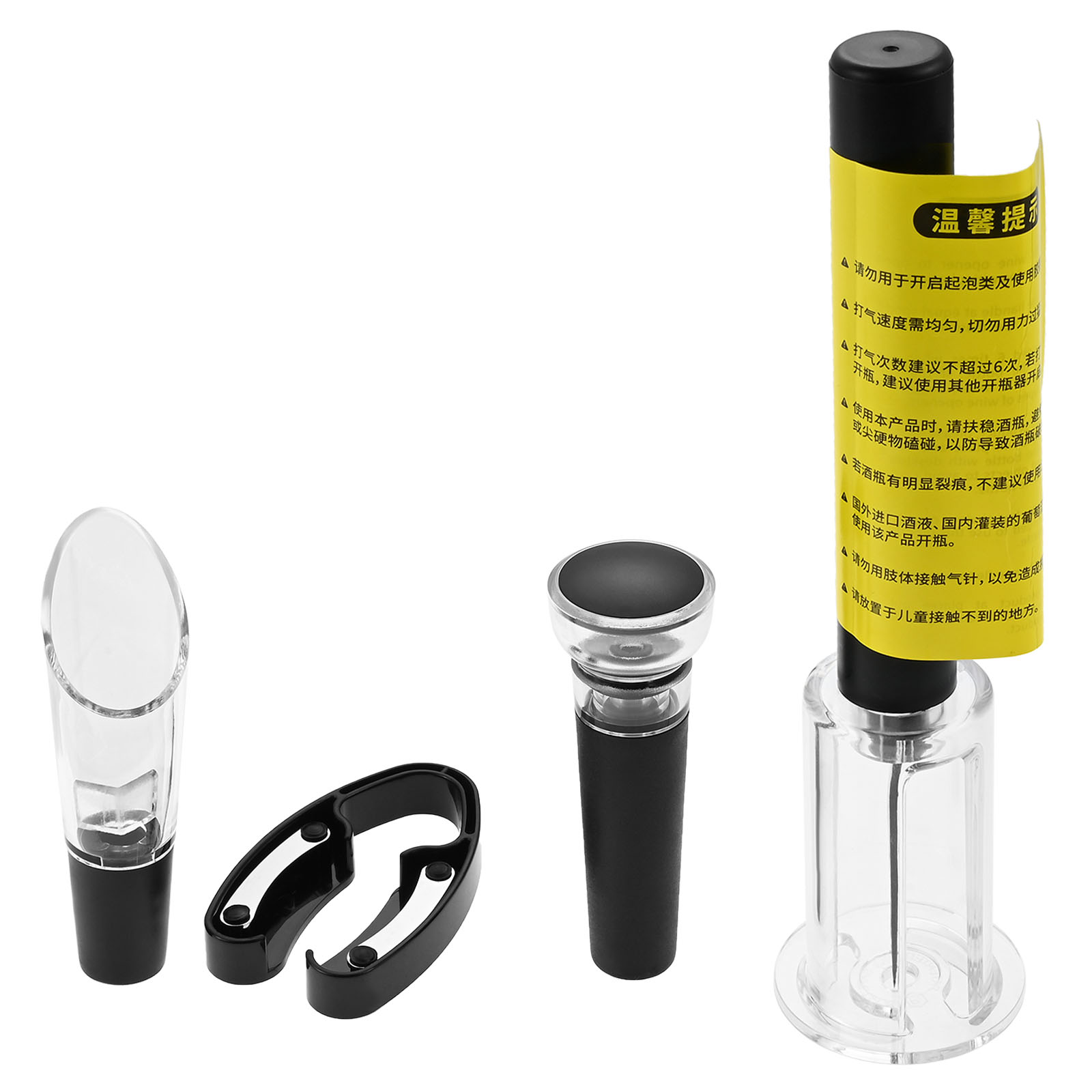 4Pcs Portable Air Pressure Pum - đánh giá và giá Wine Stopper Vacuum