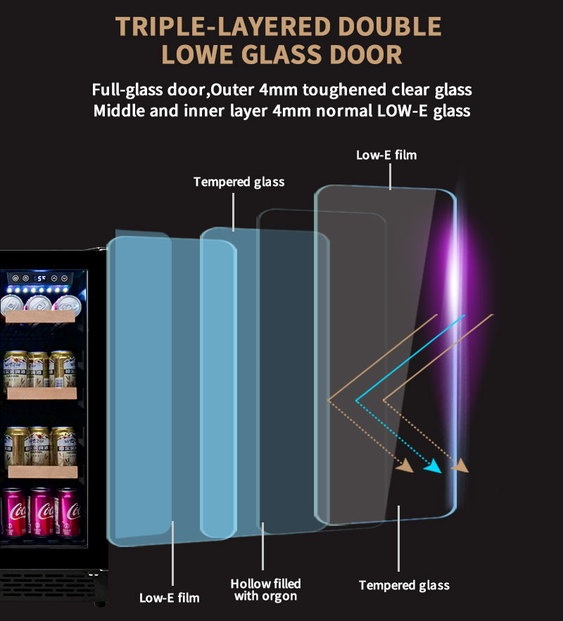 Double Door Undercounter Wine  - đánh giá và giá Wine Beer Fridge Under Counter