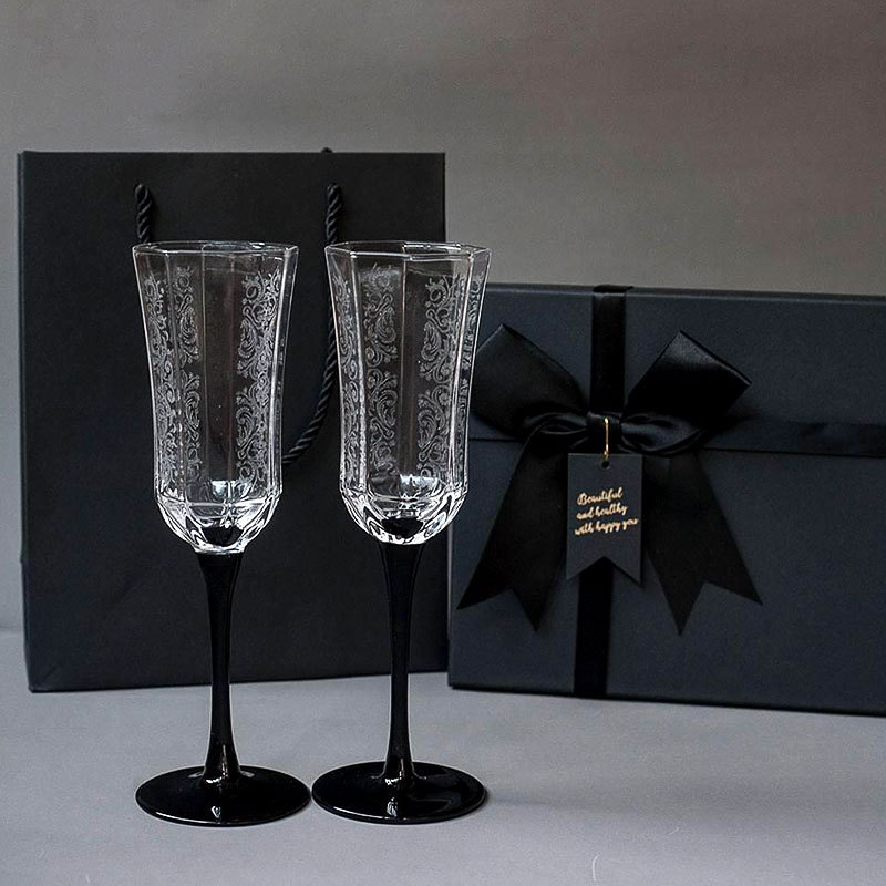 French Vintage Champagne Glass - đánh giá và giá Wine Glass Set Crystal