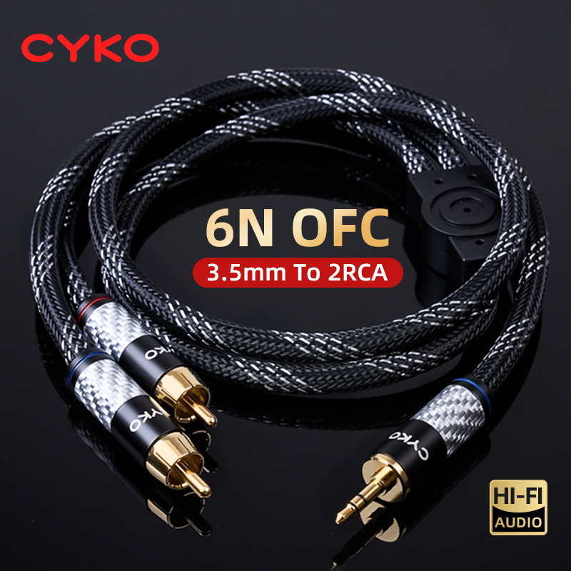 CYKO Hifi 6N OFC Audio Cable 3 - đánh giá và giá Wine Xo