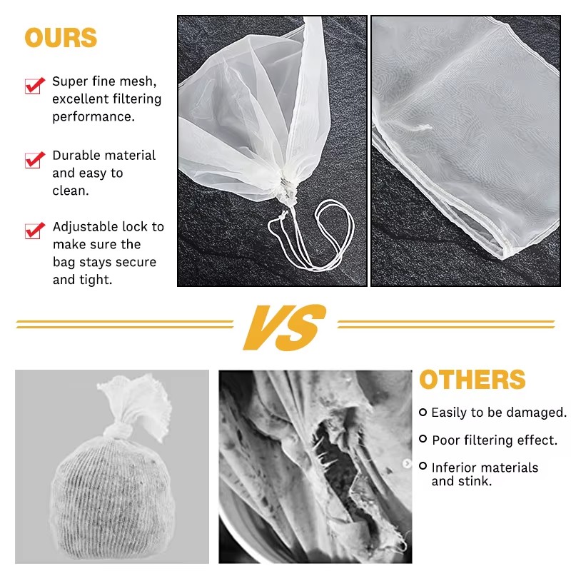 3Pcs Brew Bag 100 Mesh Straini - đánh giá và giá Wine Beer Food