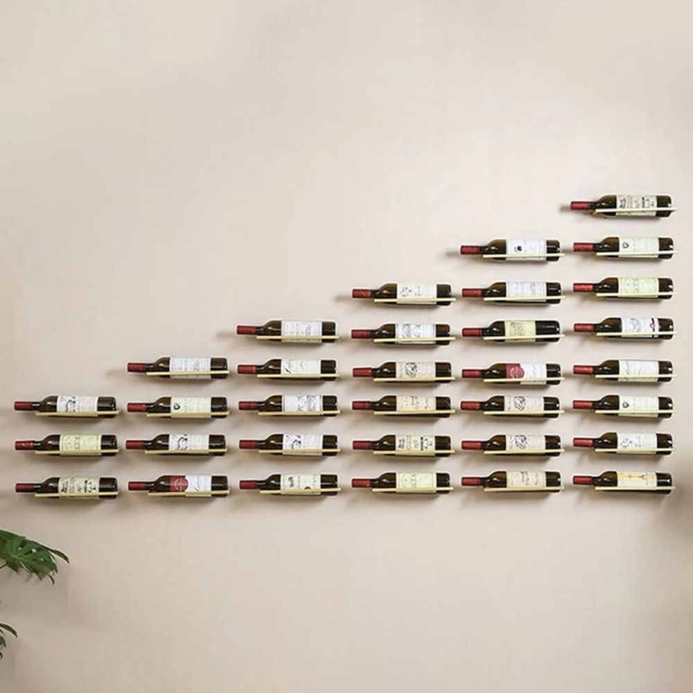 Wall Decor Metal Wine Rack Wal - đánh giá và giá Wine Rack Wall Mount