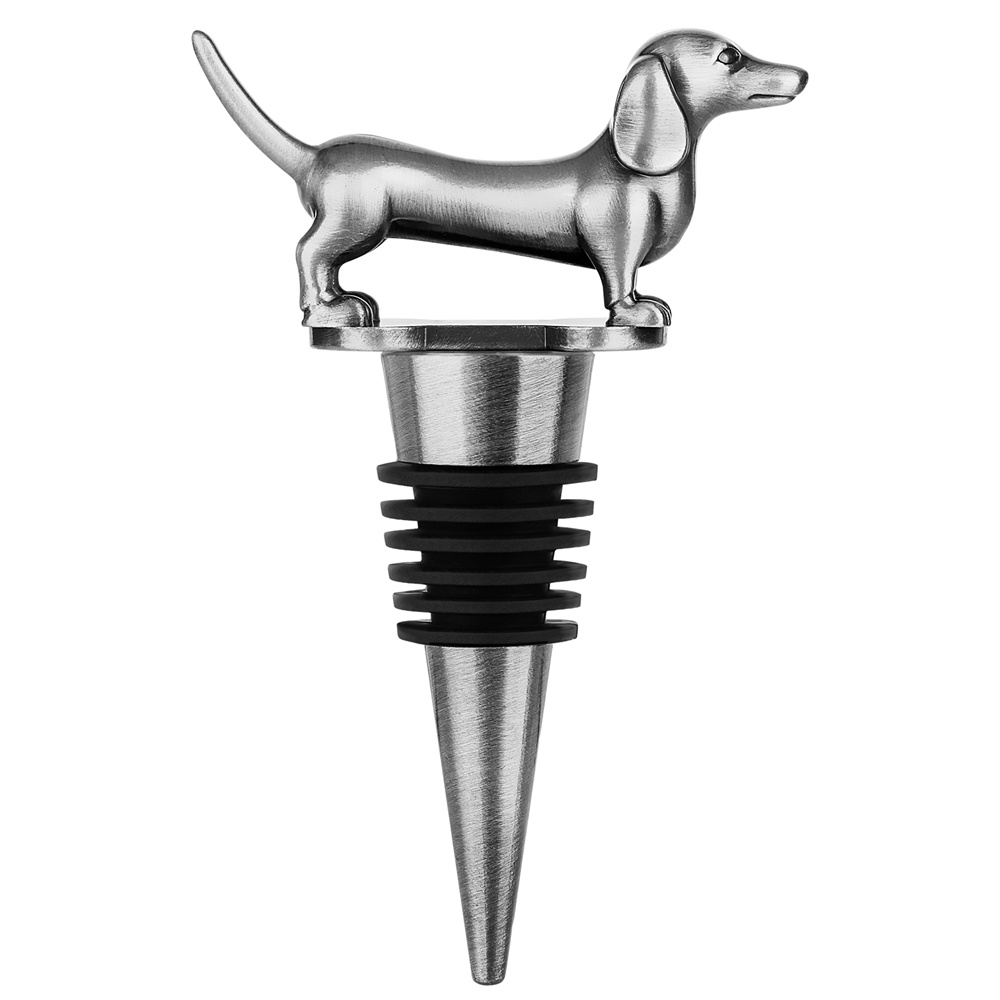 Wine Bottle Stopper Dachshund  - đánh giá và giá Wine Stopper Vacuum