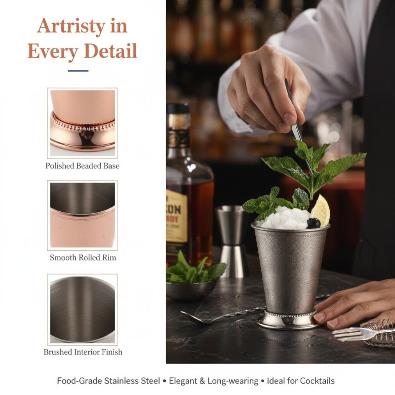Stainless Steel Mint Julep Mug - đánh giá và giá Wine Beer Mixed Drinks