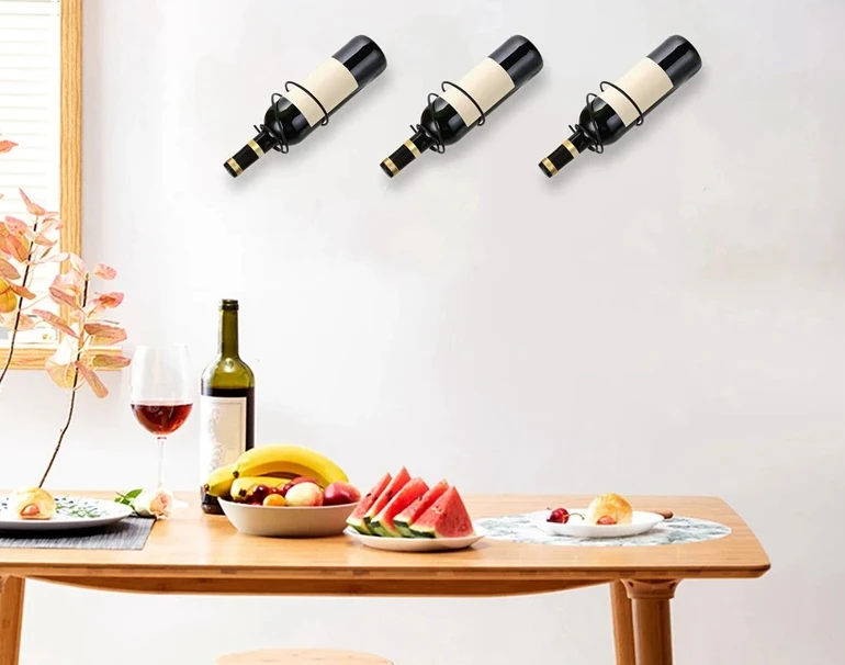 Pack Of 6 Wall Mounted Wine Ra - đánh giá và giá Wine Rack Wall Mount