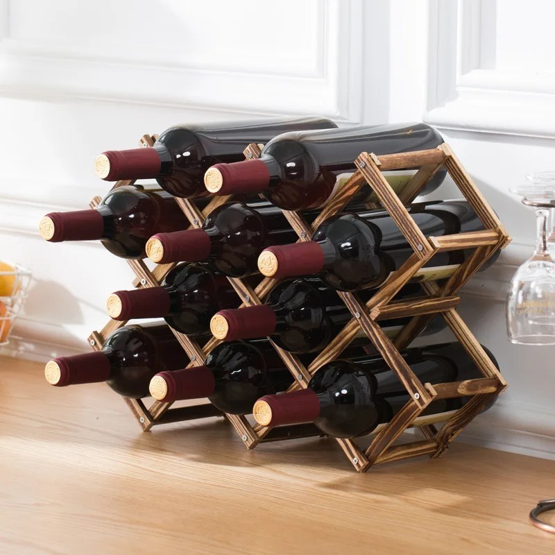 Stackable Wine Storage Shelves - đánh giá và giá Wine Rack Wall Mount
