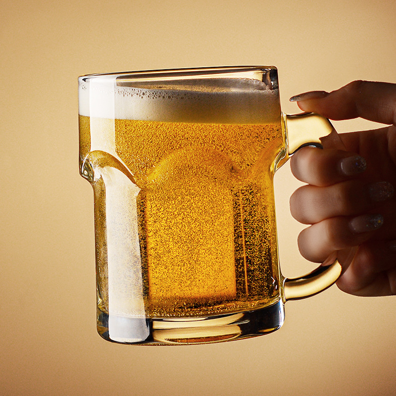 Household beer mug with handle - đánh giá và giá Wine Draft Beer
