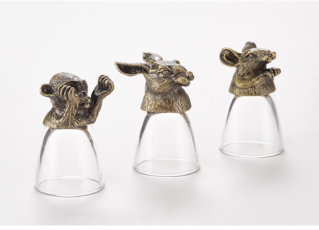 Luxury 12 Zodiac Animal Head C - đánh giá và giá Wine Glass Set Crystal