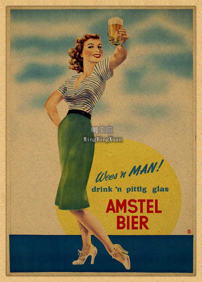 Vintage Beer Wine Drink Chart  - đánh giá và giá Wine Beer Mixed Drinks