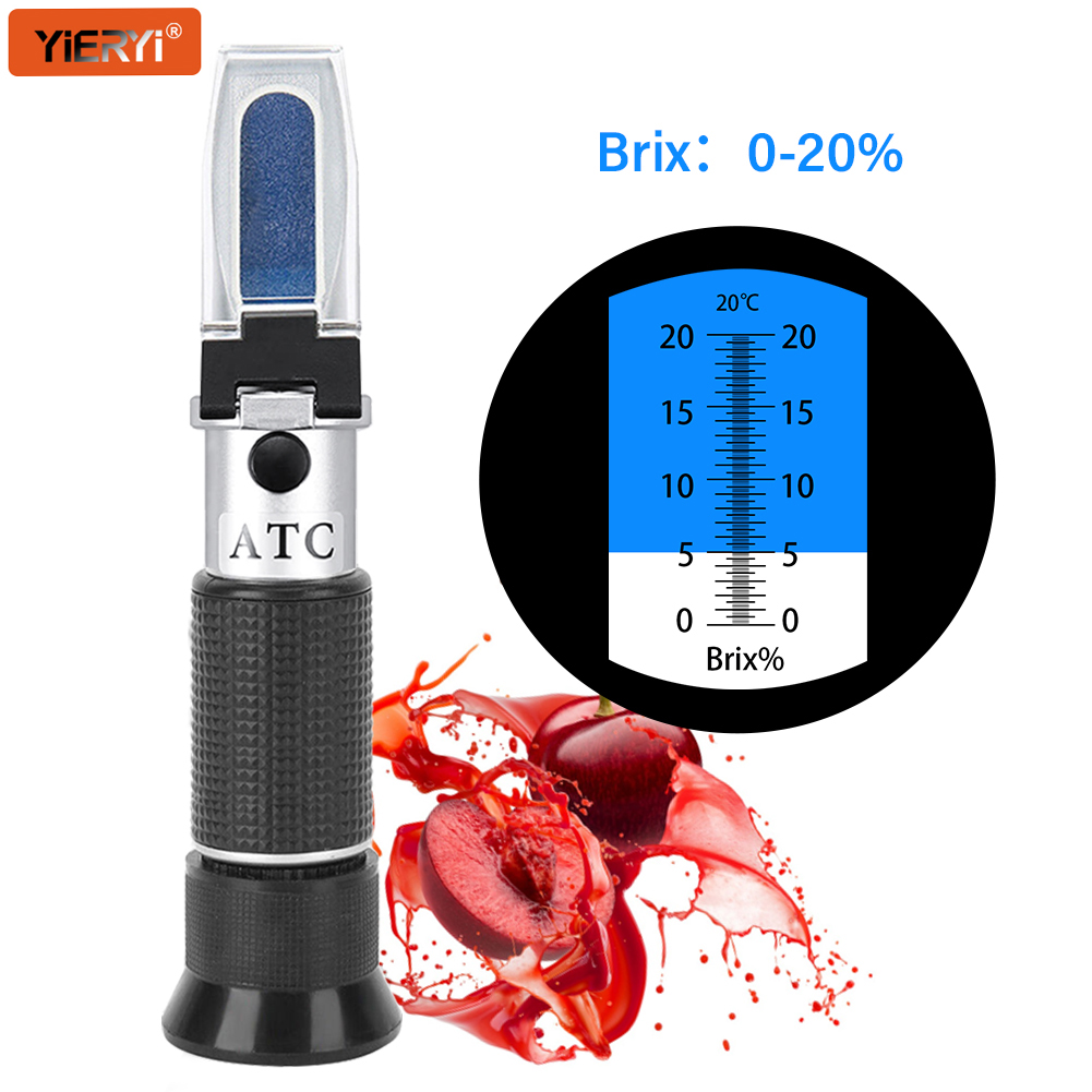 YIERYI Brix Refractometer 0-20 - đánh giá và giá Wine Beer Juice