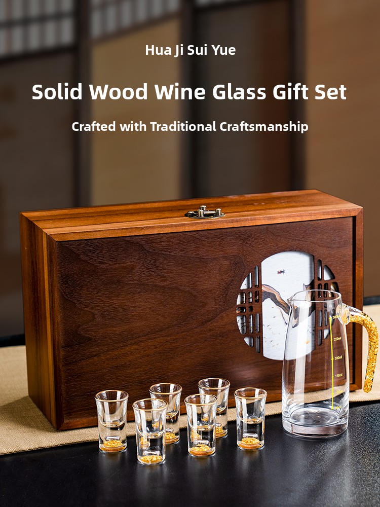 Chinese Style  Wood White Wine - đánh giá và giá Wine Glass Set Crystal