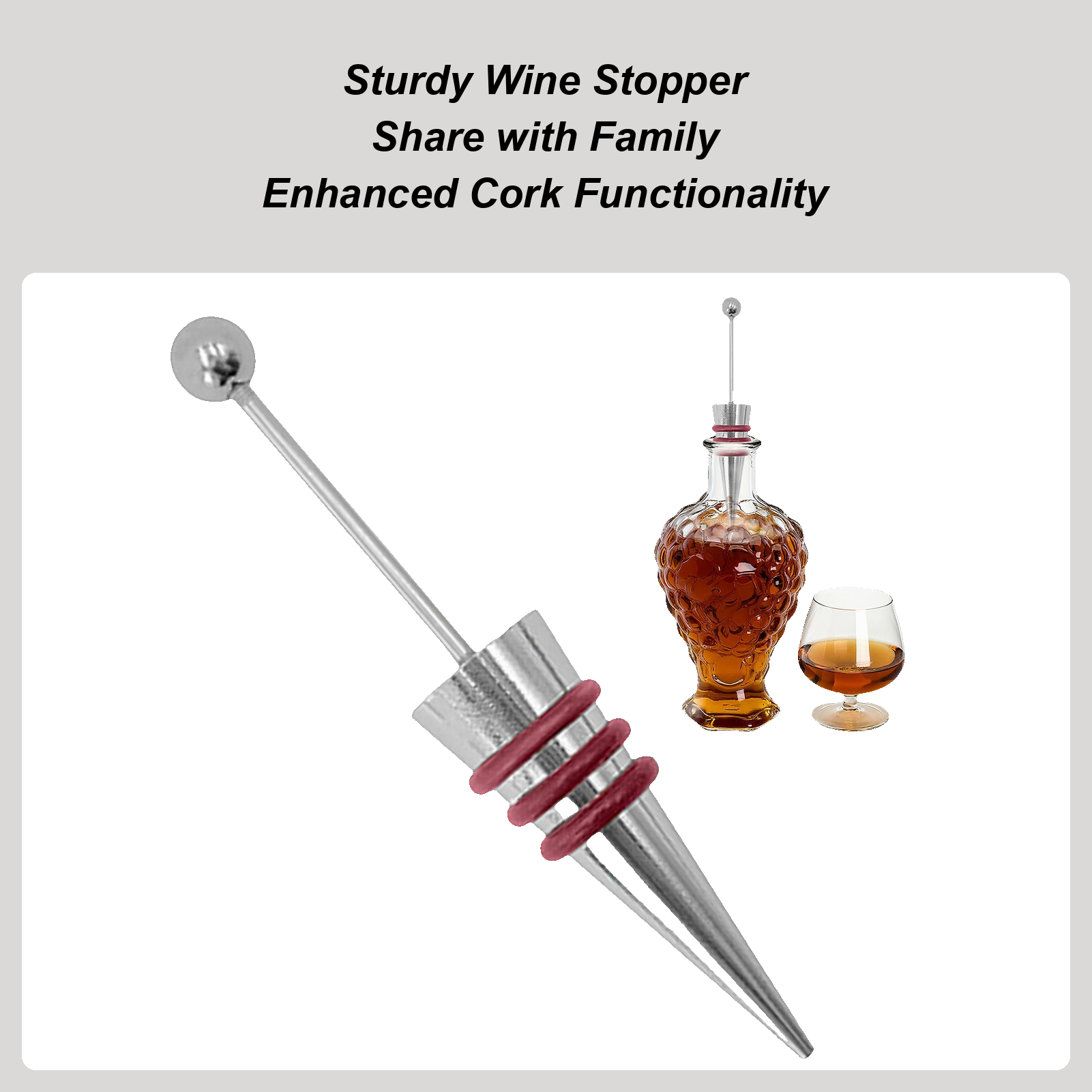 Wine Stopper Alloy Silicone Re - đánh giá và giá Wine Stopper Vacuum