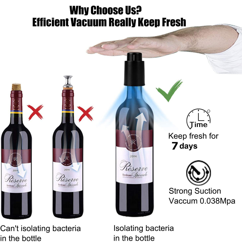 LMETJMA Wine Bottle Stoppers R - đánh giá và giá Wine Stopper Vacuum
