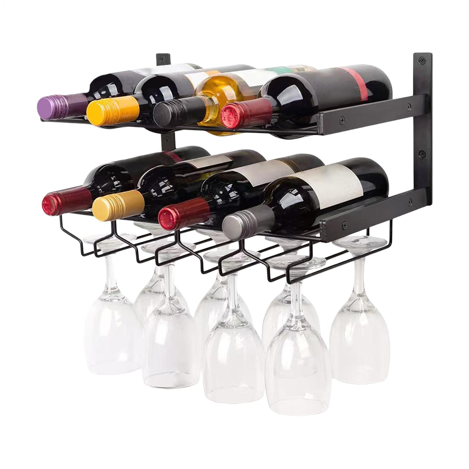 Wall Mounted Wine Rack Double- - đánh giá và giá Wine Rack Wall Mount